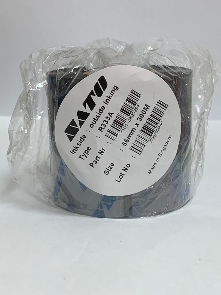 Sato Ribbon R333a SATO Thermal Transfer Resin Ribbon Inside 56mm X 300M - Nada Tech